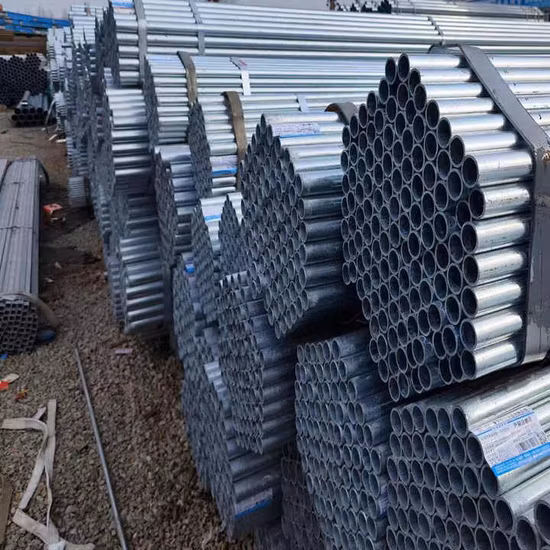 BS 1387 ASTM A53 500 아연 도금 강관 공장